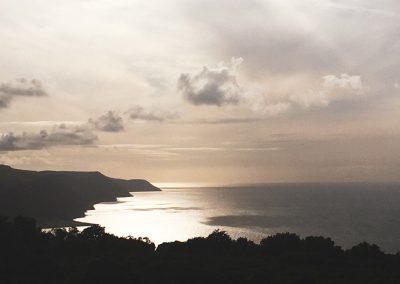 View of Somerset coastline